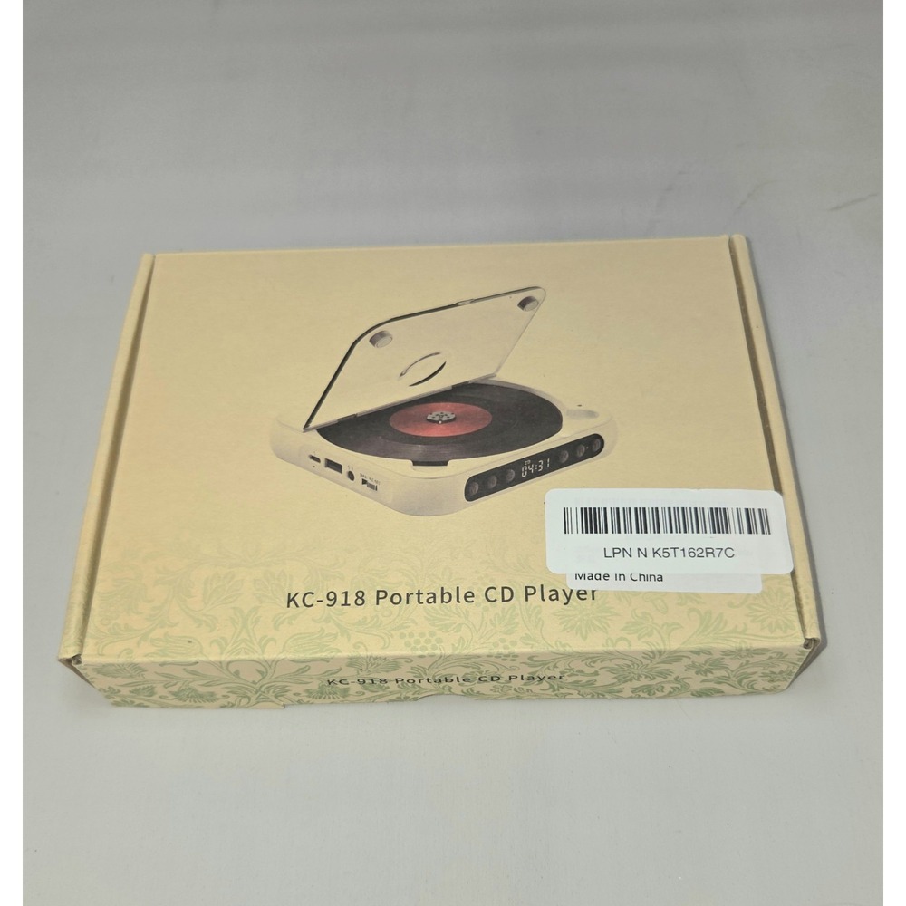 Portable CD Player Personal CD Players with Bluetooth for Home Rechargeable,